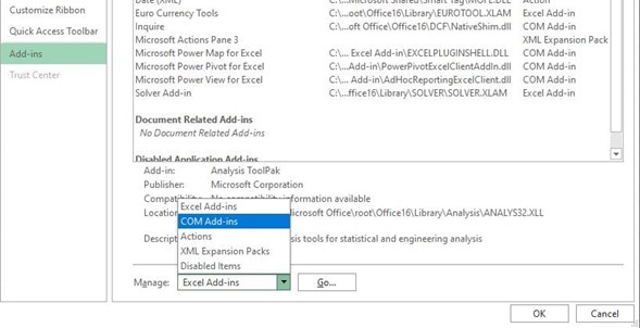حدد واجهات البرمجة المُضافة من الخيار 