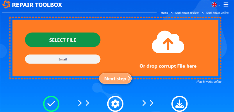 seleccione archivo de Excel