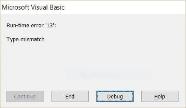 step 3 of method 2 of fixing excel 2010 runtime error 13