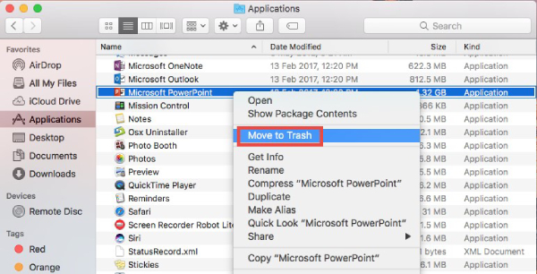 Reparieren oder Neuinstallieren der Office-Installation mac