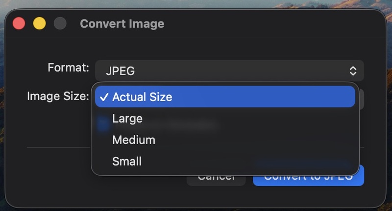 adjust content to make pdf smaller on mac