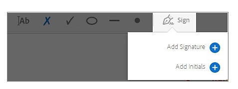 adobe acrobat pdf add signature