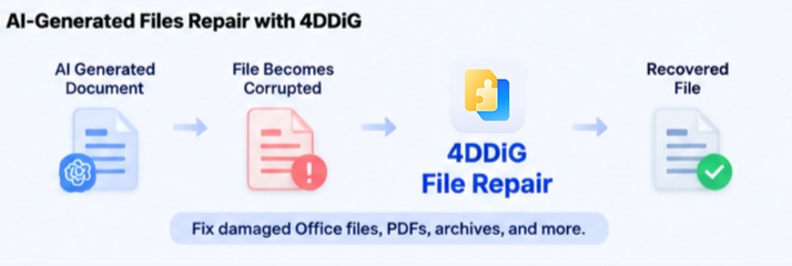 ai generated files repair with 4ddig