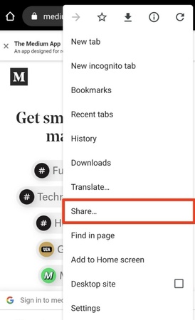 Chrome Android PDF Funktion