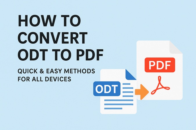 convert odt to pdf