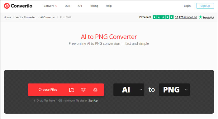 convertio ai to png converter
