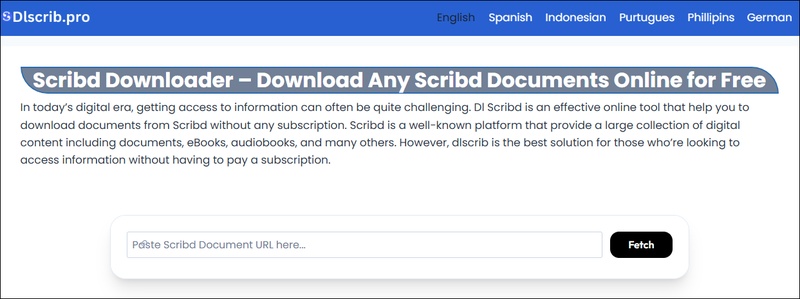 dlscrib scribd downloader online free