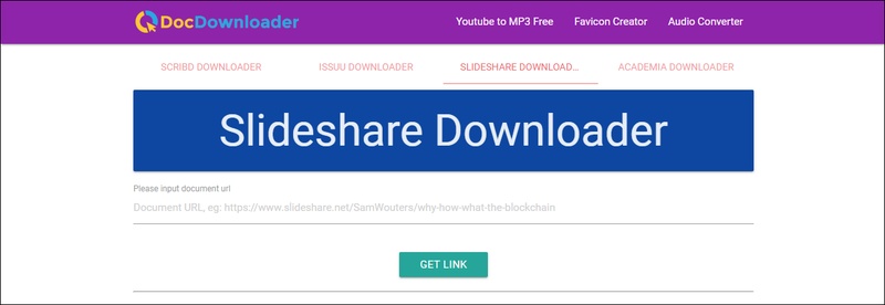 docdownloader slideshare downloader