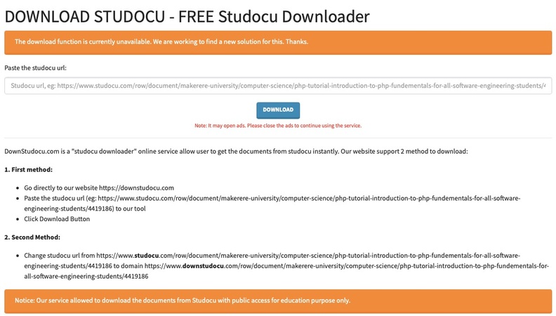 downstudocu free studocu downloader