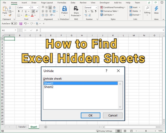 excel hdden sheets