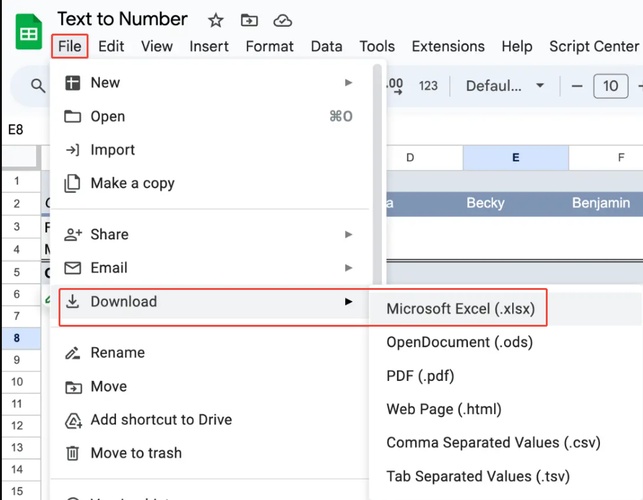 remove excel password in google sheet