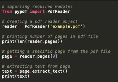 Python PDF Extraktion