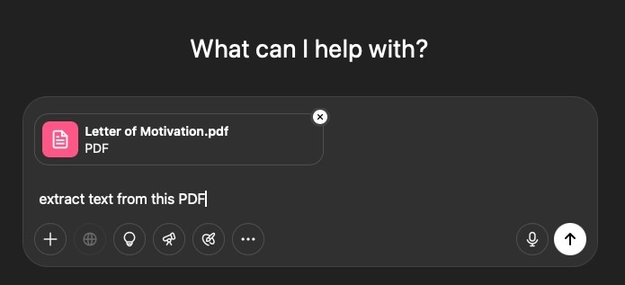 ChatGPT PDF Extraktion