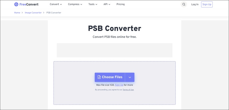 freeconvert online psb converter
