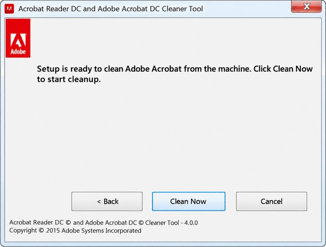 full clean adobe acrobat installation