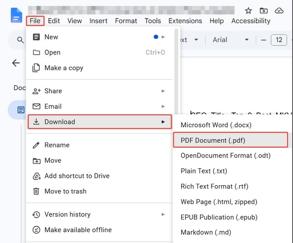 google doc export copied grok chat as pdf