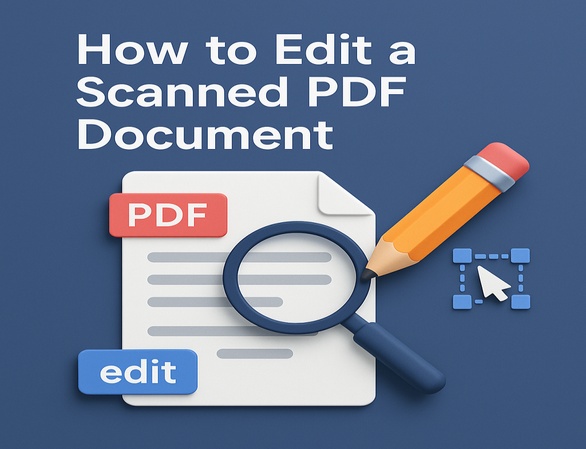 how to edit a scanned pdf document
