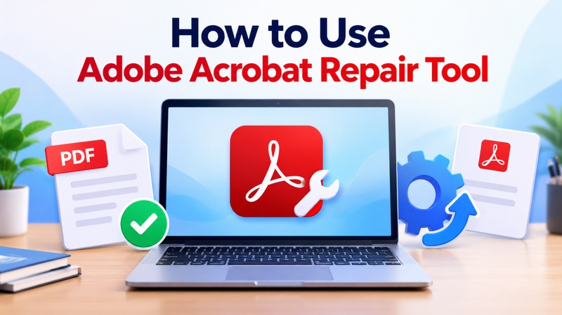 how to use adobe acrobat repair tool