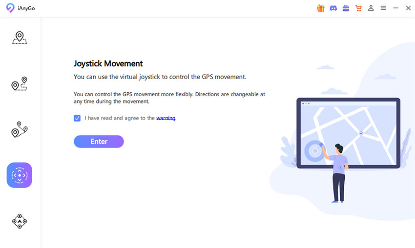 tenorshare ianygo joystick movement
