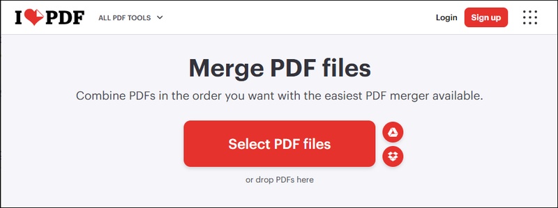 ilovepdf merge pdf files