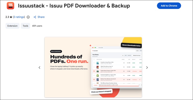 issuestack issuu pdf downloader and backup