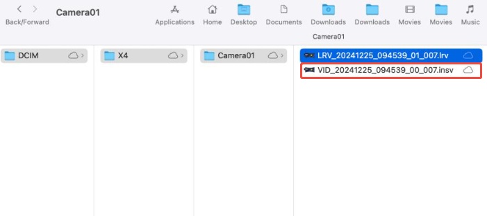add reference insv files to insta360 repair tool
