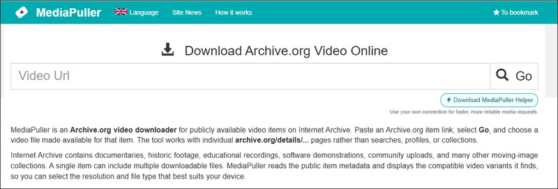 mediapuller archive org video downloader
