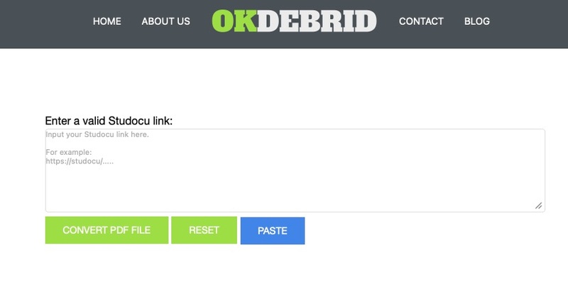 okdebrid studocu downloader