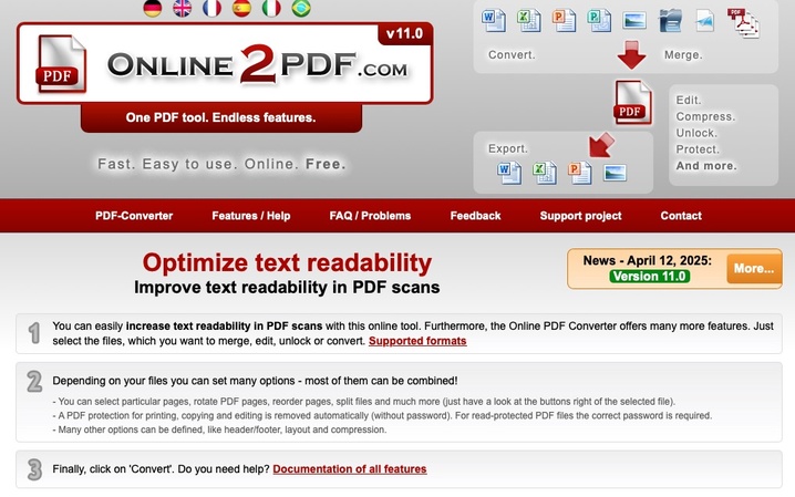 online2pdf pdf optimizer
