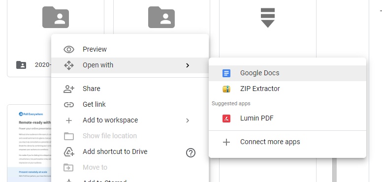 open rtf file with google docs