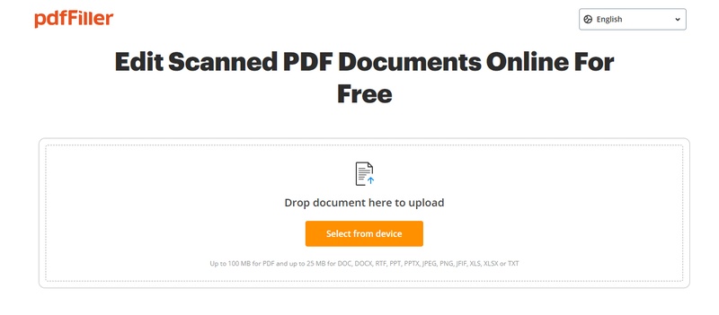 pdffiller edit scanned pdf