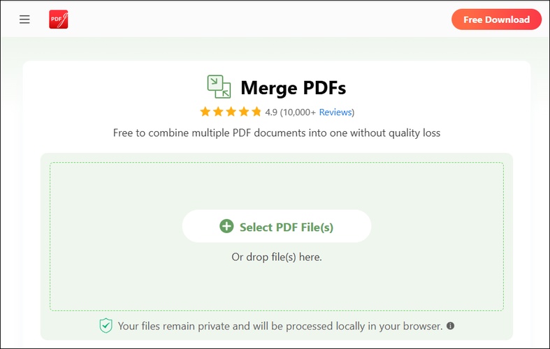 pdfgear pdf merger online