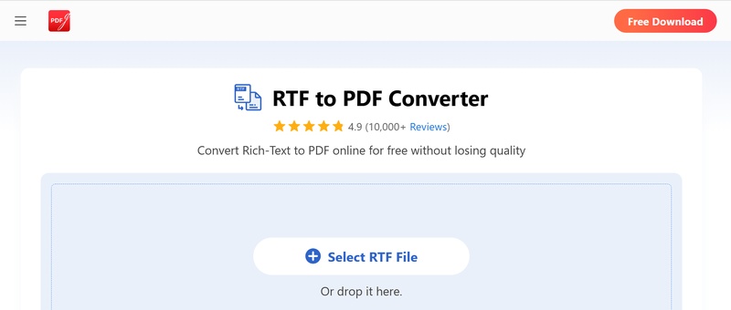 pdgear rtf to pdf converter
