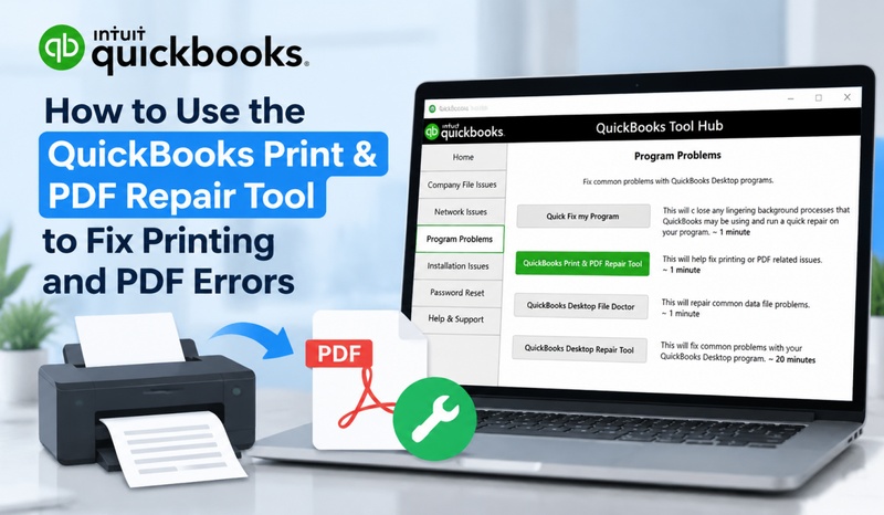 quickbooks print and pdf repair tool full guide
