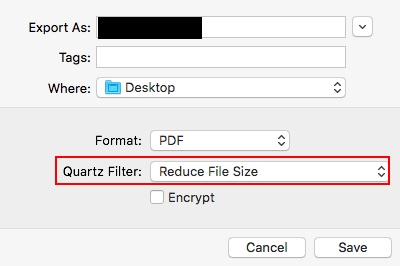 reduce pdf file size in preview app