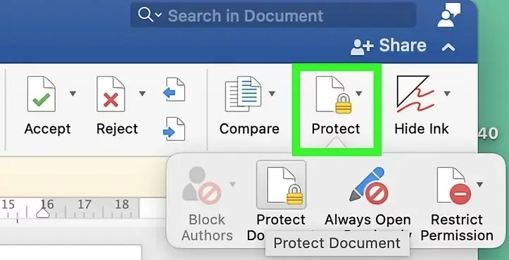remove password from protected word document on mac