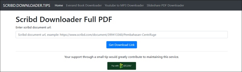 scribd downloader tips