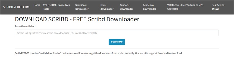 scribd vpdfs free scribd downloader