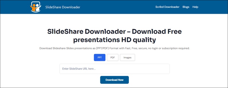 slidesgrabber slideshare downloader