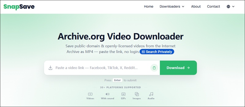 snapsave archive org video downoader