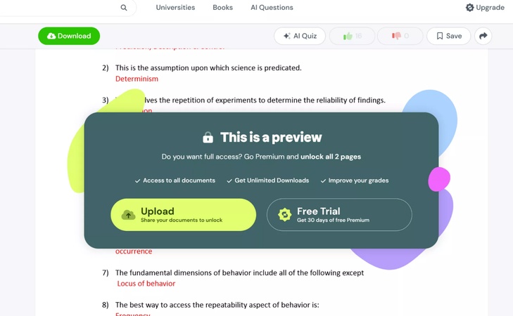 studocu free trial option
