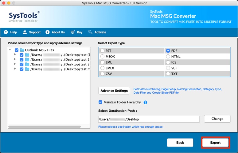 systools msg to pdf converter