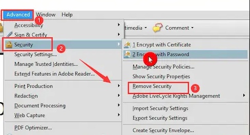 unlock password protected pdf in adobe acrobat
