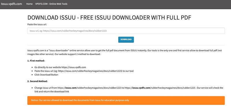 vpdfs free issuue downloader