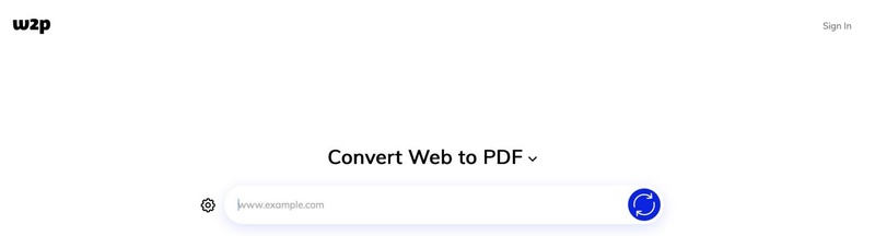 web2pdf converter