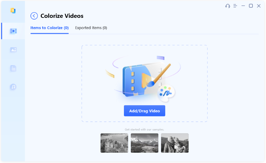 use 4ddig video repair to colorize black and white video-2