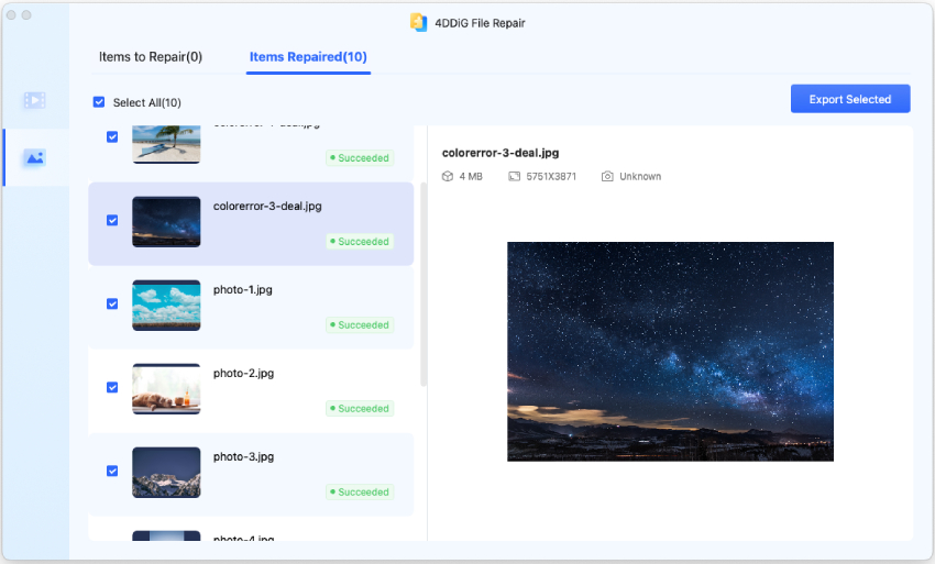 How to Use 4DDiG File Repair