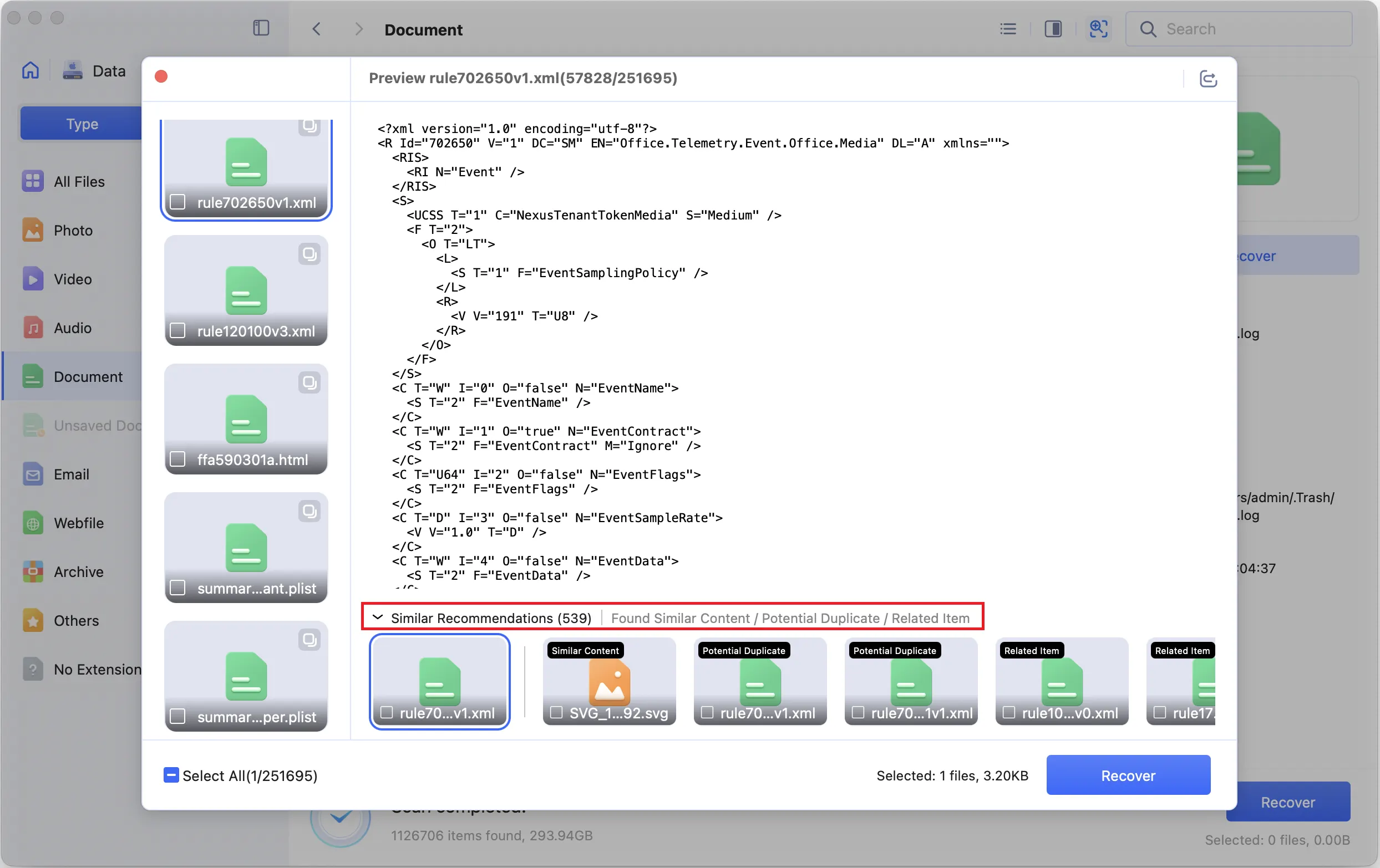 preview file type by 4ddig mac