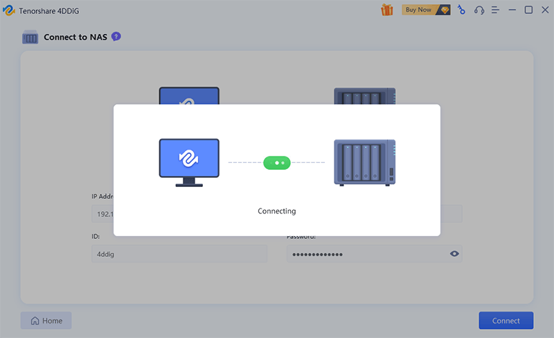 connect to nas