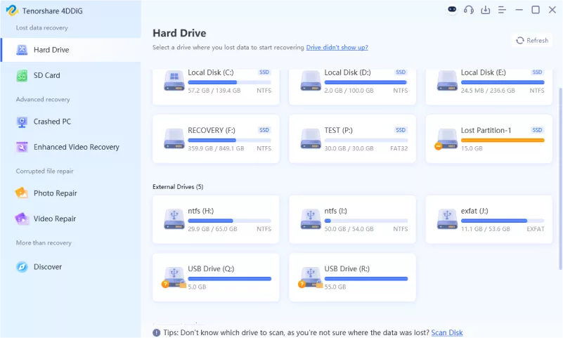 4ddig interface